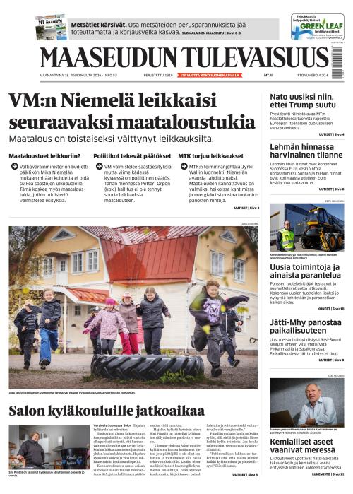 Maaseudun Tulevaisuus 18.5.2026