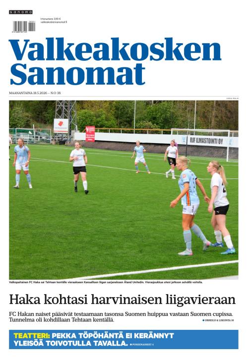 Valkeakosken Sanomat 18.5.2026