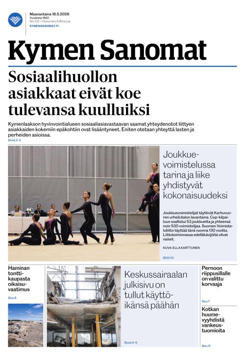 Kymen Sanomat 18.5.2026
