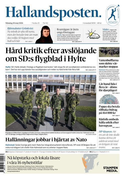 Hallandsposten 18.5.2026