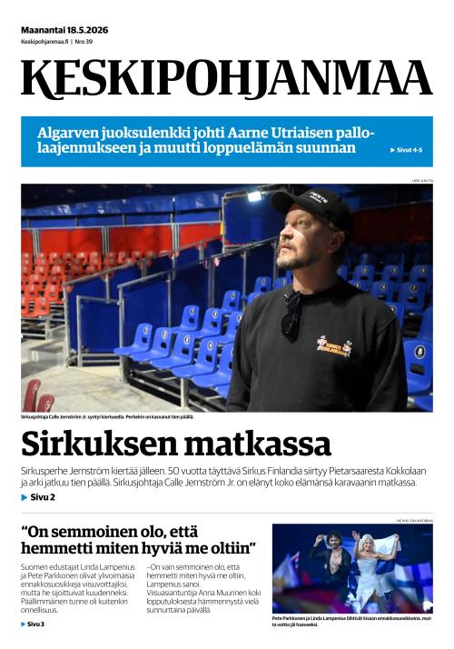 Keskipohjanmaa 18.5.2026