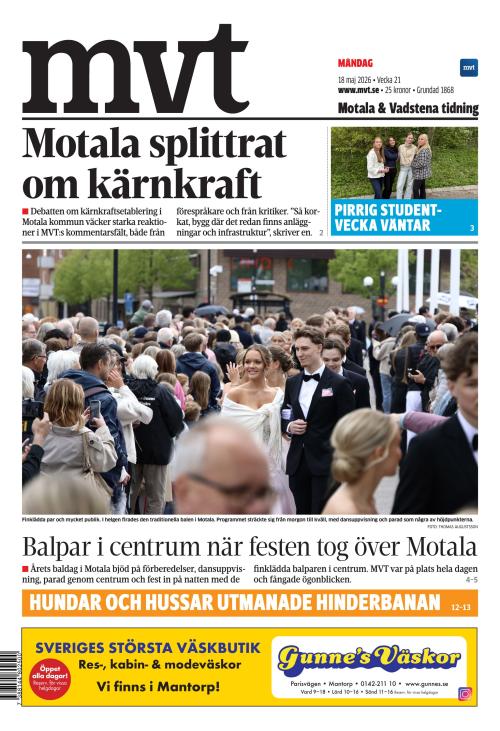 Motala Vadstena Tidning 18.5.2026
