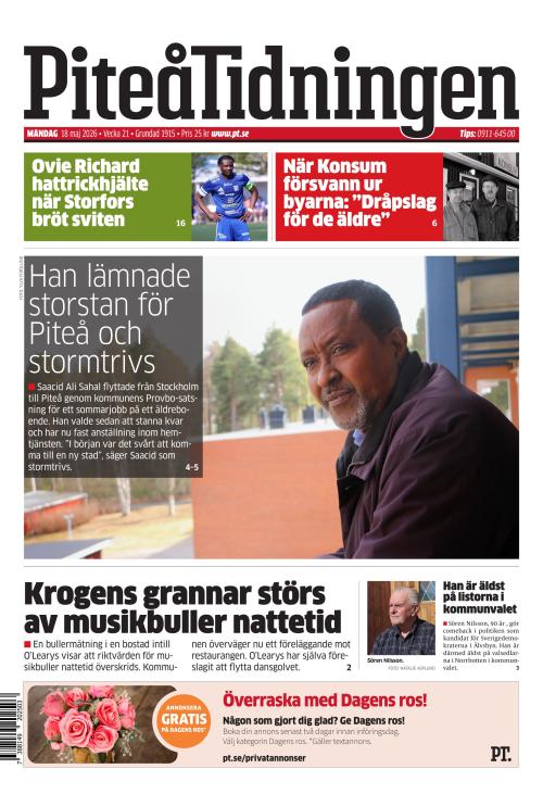 Piteå-Tidningen 18.5.2026