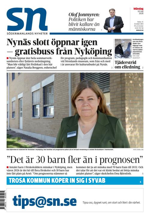 Södermanlands Nyheter 18.5.2026