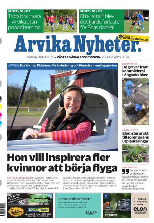 Arvika Nyheter 18.5.2026
