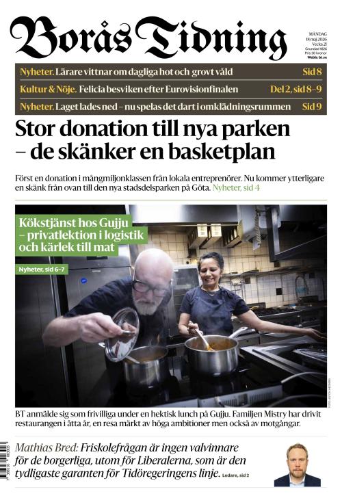 Borås Tidning 18.5.2026