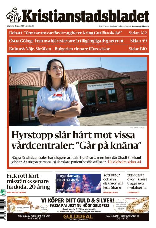 Kristianstadsbladet 18.5.2026