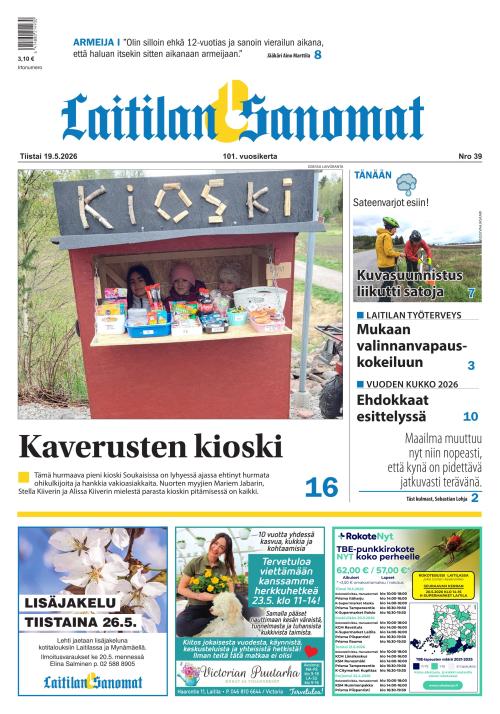 Laitilan Sanomat 19.5.2026