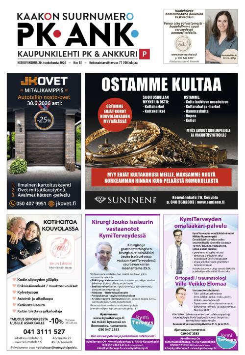 Kaupunkilehti Pohjois-Kymenlaakso 20.5.2026
