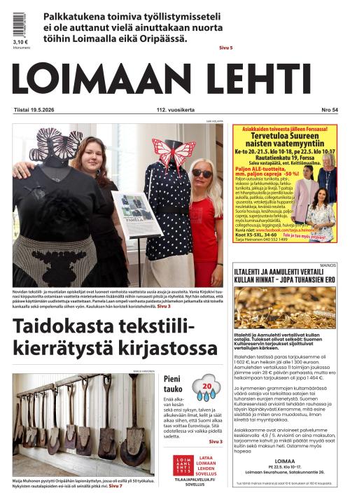 Loimaan Lehti 19.5.2026