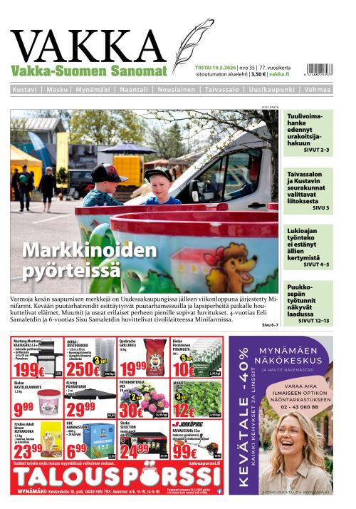 Vakka-Suomen Sanomat 19.5.2026