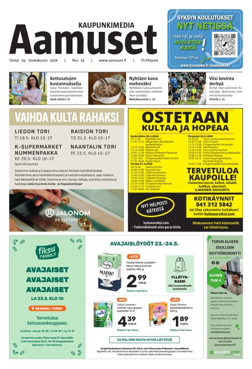 Aamuset 19.5.2026