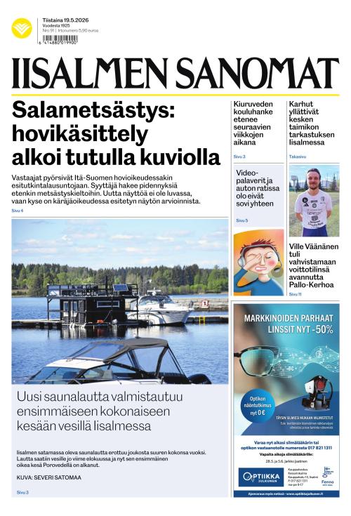Iisalmen Sanomat 19.5.2026