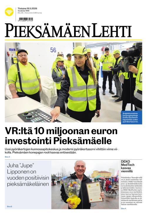 Pieksämäen lehti 19.5.2026