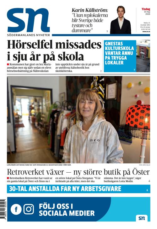 Södermanlands Nyheter 19.5.2026