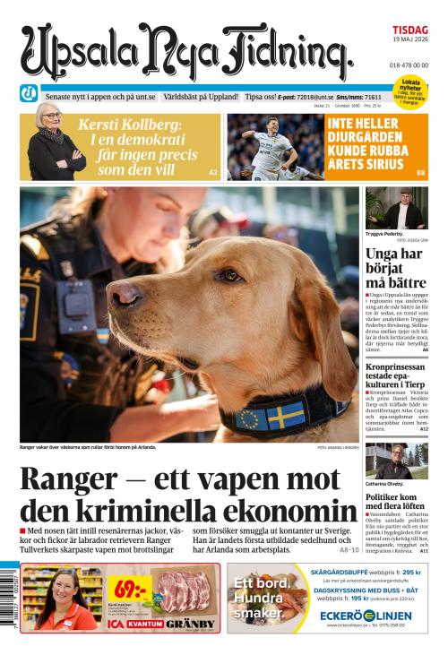 Upsala Nya Tidning 19.5.2026