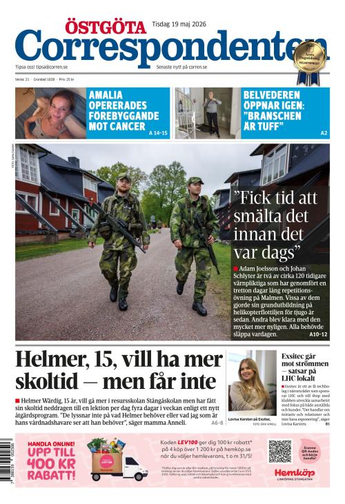 Östgöta Correspondenten 19.5.2026