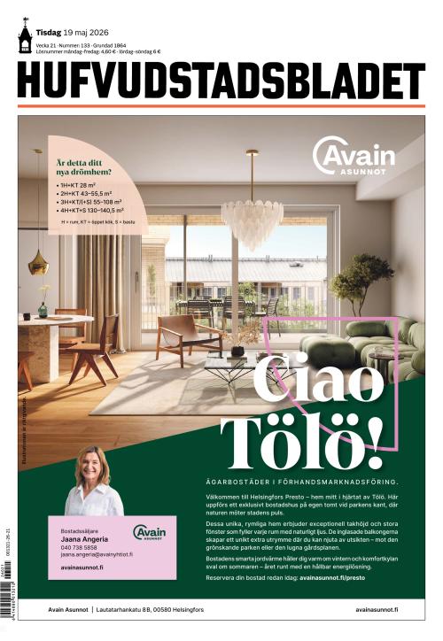 Hufvudstadsbladet 19.5.2026