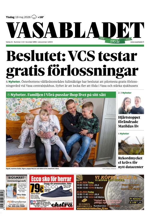 Vasabladet 19.5.2026