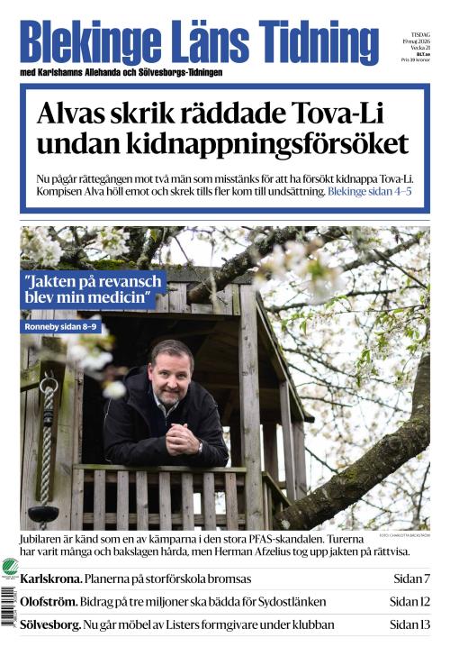 Blekinge Läns Tidning 19.5.2026