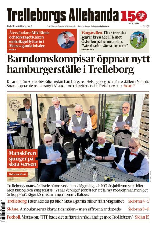 Trelleborgs Allehanda 19.5.2026