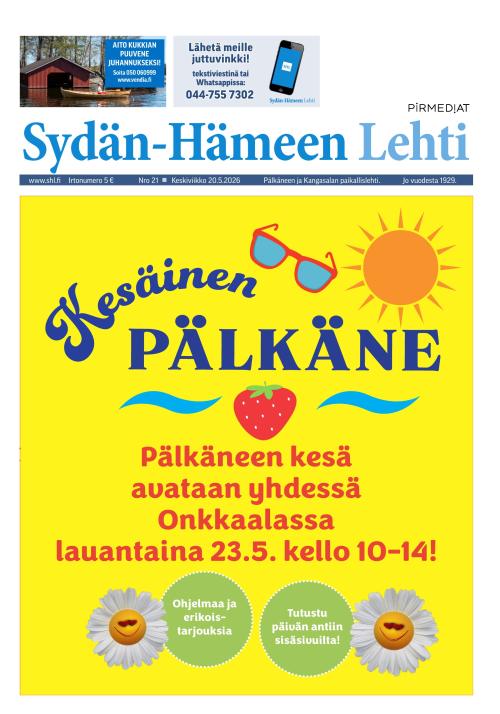 Sydän-Hämeen Lehti 20.5.2026