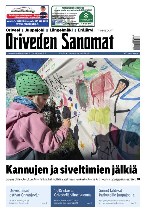 Oriveden Sanomat 20.5.2026