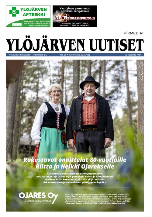 Ylöjärven Uutiset 20.5.2026