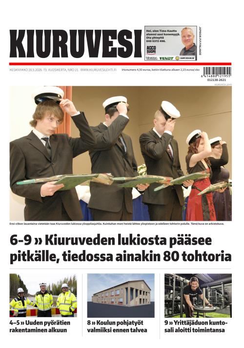 Kiuruvesi-lehti 20.5.2026