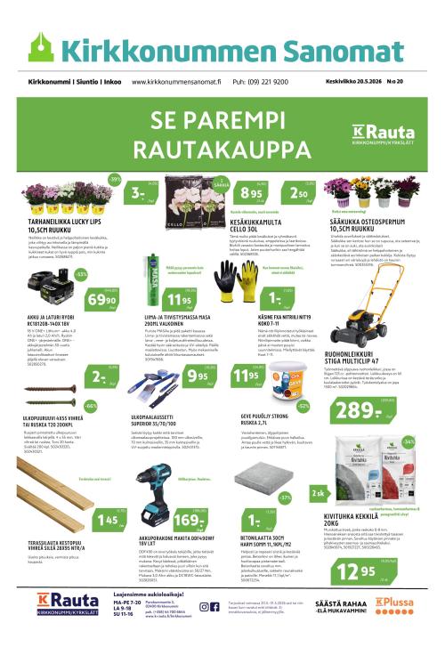 Kirkkonummen Sanomat 20.5.2026
