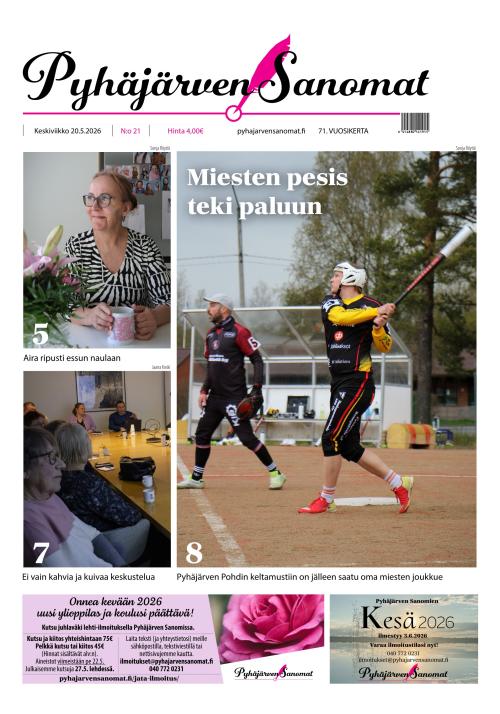 Pyhäjärven Sanomat 20.5.2026
