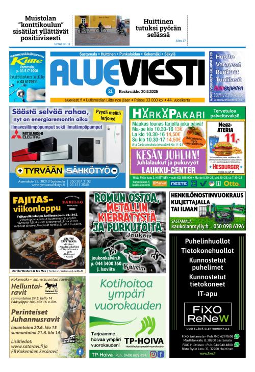 Alueviesti 20.5.2026