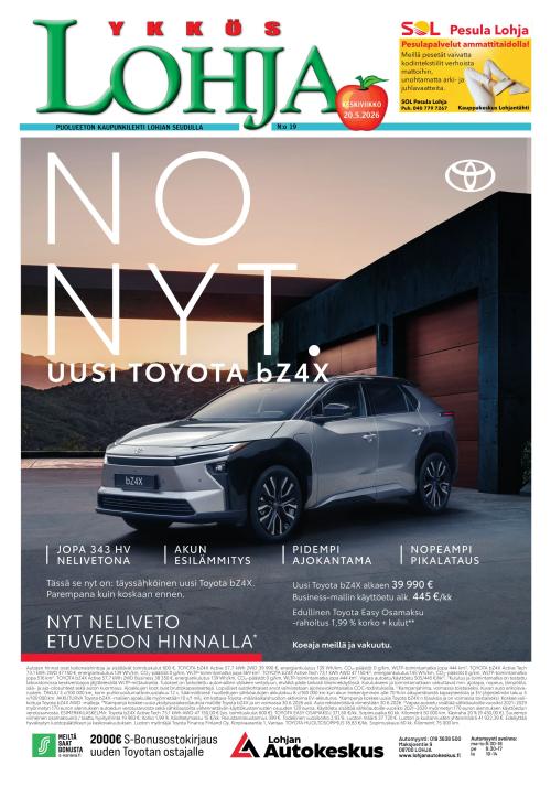 Kaupunkilehti Ykkös-Lohja 21/2026