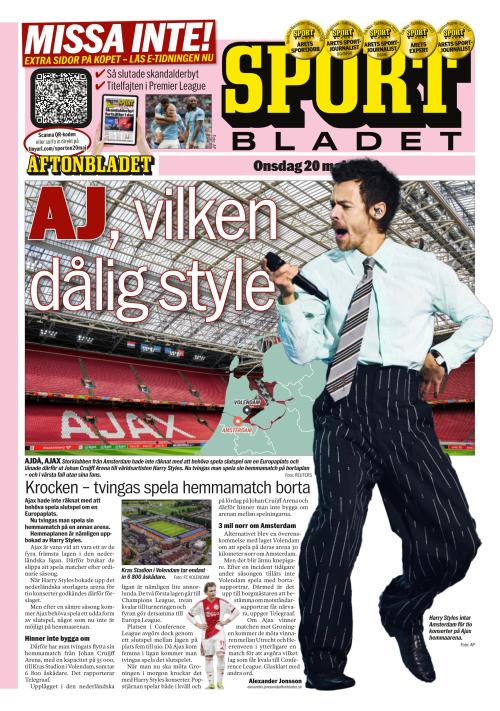 Aftonbladet Sportbladet 20.5.2026