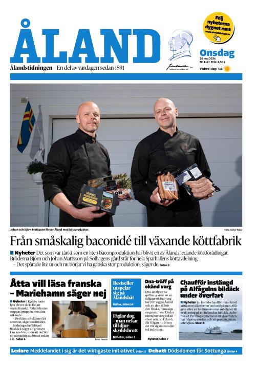 Ålandstidningen 20.5.2026