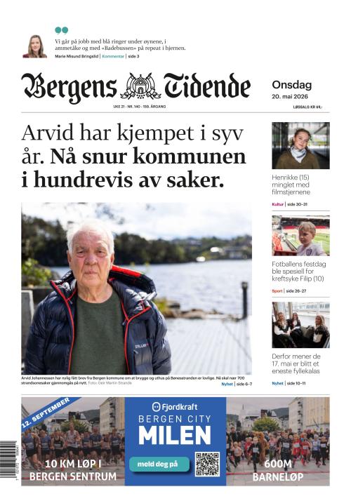 Bergens Tidende 20.5.2026