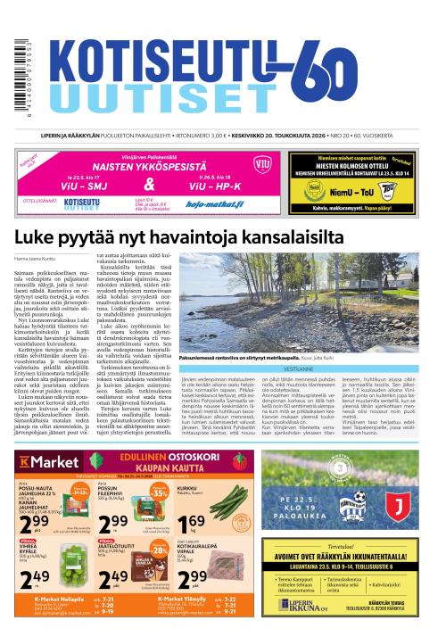 Kotiseutu-uutiset 20.5.2026