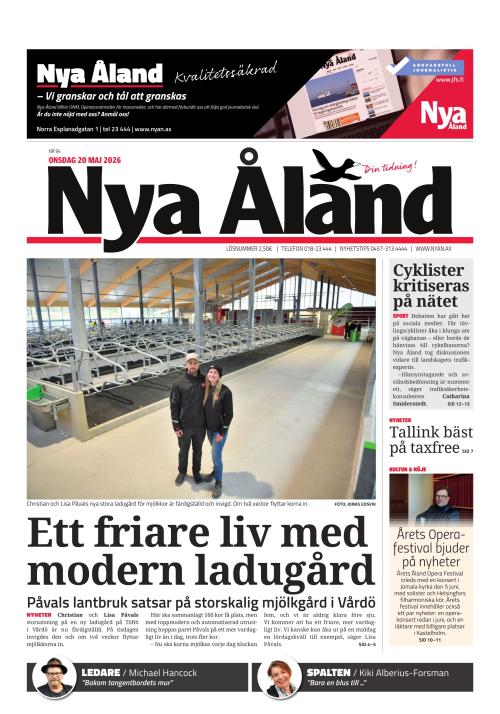 Nya Åland 20.5.2026