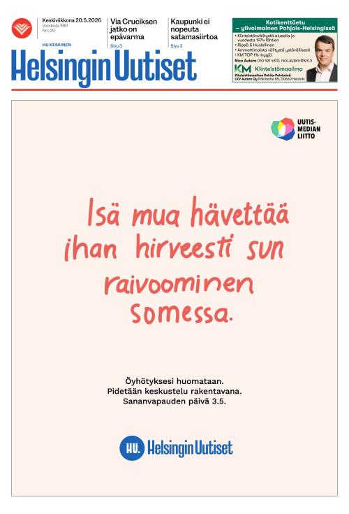 Helsingin Uutiset (Keskinen) 20.5.2026