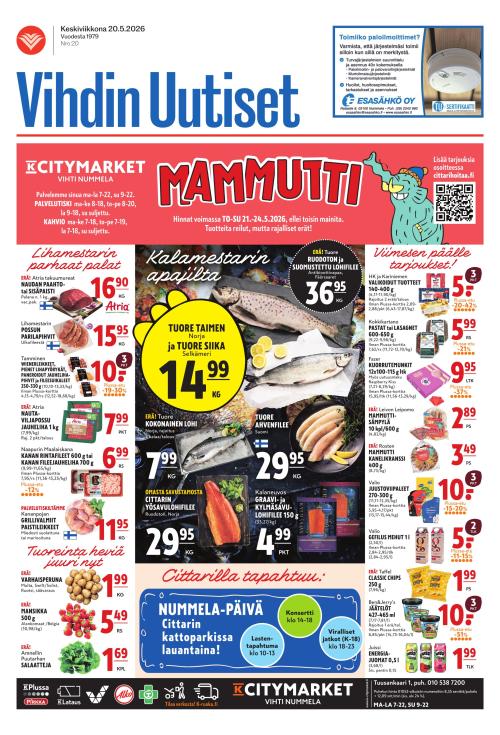 Vihdin uutiset 20.5.2026