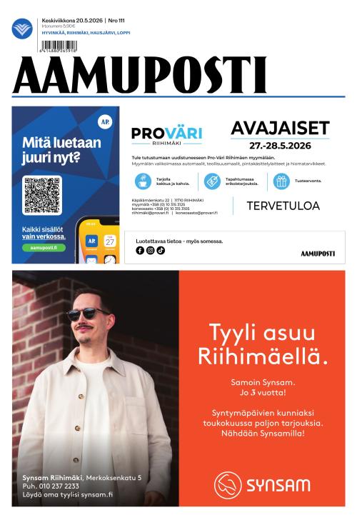 Aamuposti 20.5.2026