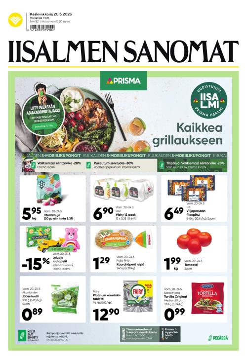 Iisalmen Sanomat 20.5.2026