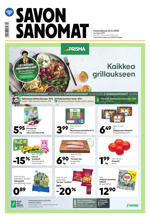 Savon Sanomat 20.5.2026