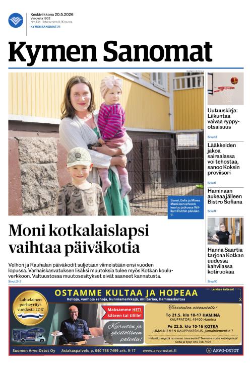 Kymen Sanomat 20.5.2026