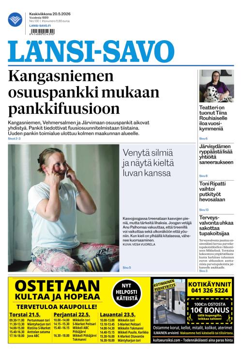 Länsi-Savo 20.5.2026