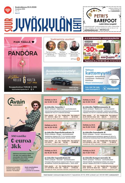 Suur-Jyväskylän Lehti 20.5.2026
