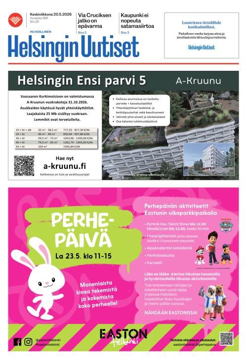 Helsingin Uutiset (Koillinen) 20.5.2026