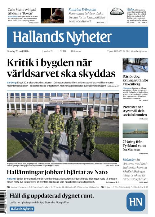 Hallands Nyheter 20.5.2026