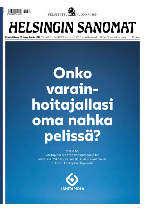 Helsingin Sanomat 20.5.2026