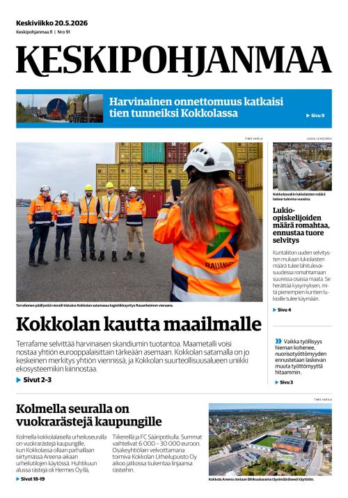 Keskipohjanmaa 20.5.2026